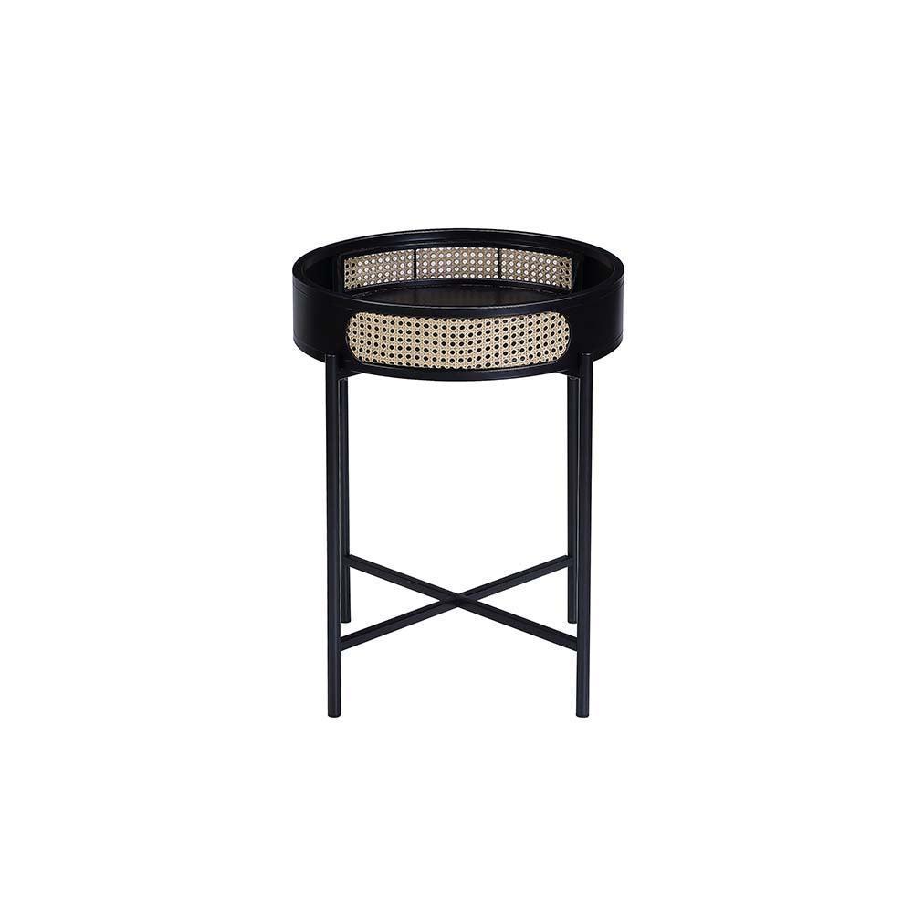 ACME Colson End Table, Black Finish FredCo