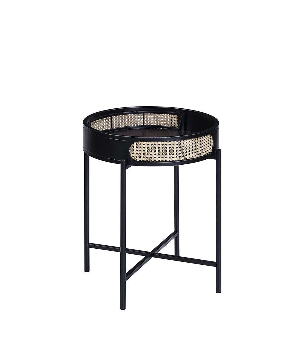 ACME Colson End Table, Black Finish FredCo