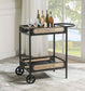 ACME Colson Serving Cart, Black Finish FredCo