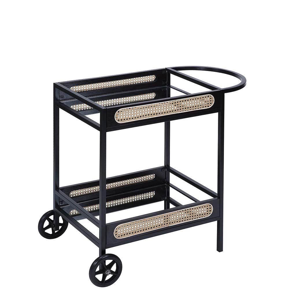 ACME Colson Serving Cart, Black Finish FredCo