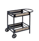 ACME Colson Serving Cart, Black Finish FredCo