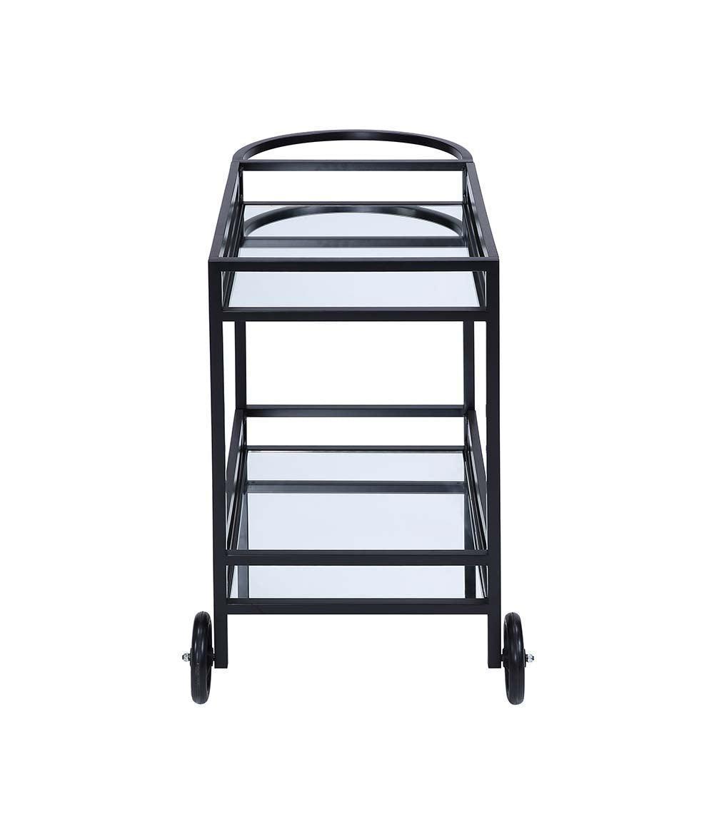 ACME Colson Serving Cart, Black Finish FredCo