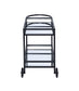 ACME Colson Serving Cart, Black Finish FredCo