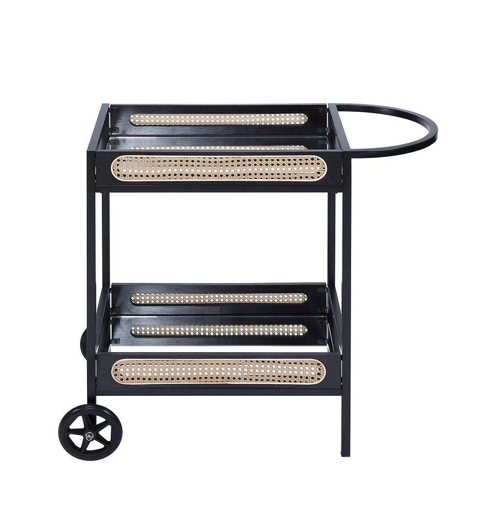 ACME Colson Serving Cart, Black Finish FredCo