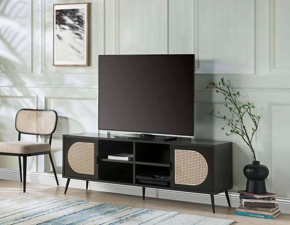ACME Colson TV Stand, Black Finish FredCo