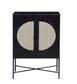 ACME Colson Wine Cabinet, Black Finish FredCo