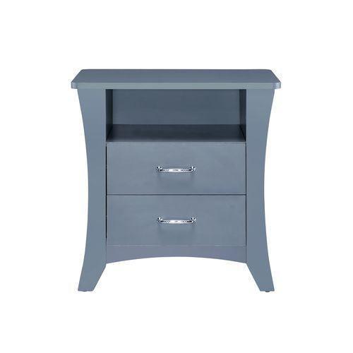 ACME Colt Nightstand, Gray Finish FredCo