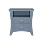 ACME Colt Nightstand, Gray Finish FredCo