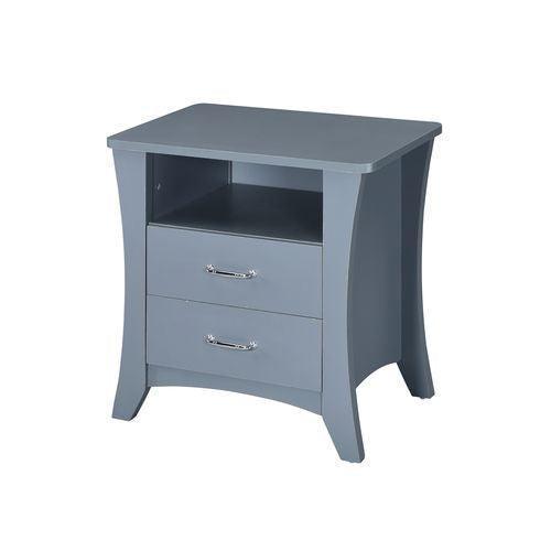 ACME Colt Nightstand, Gray Finish FredCo