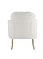 ACME Connock Accent Chair, White Faux Sherpa FredCo