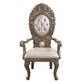 ACME Constantine Arm Chair (1Pc/1Ctn), PU, Brown & Gold Finish FredCo