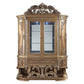 ACME Constantine Curio, Brown & Gold Finish FredCo