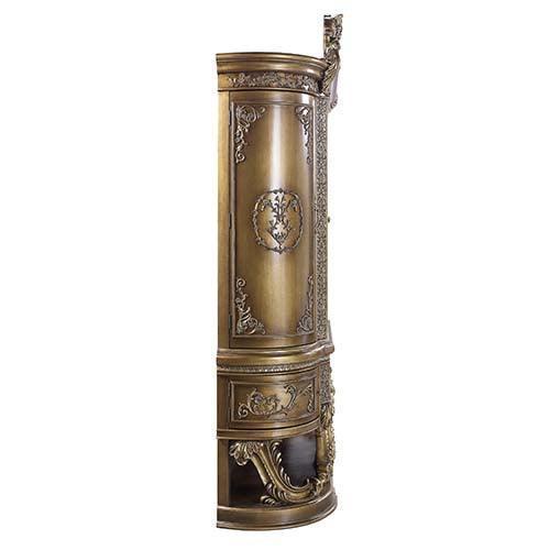 ACME Constantine Curio, Brown & Gold Finish FredCo