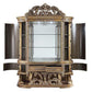 ACME Constantine Curio, Brown & Gold Finish FredCo