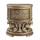 ACME Constantine Nightstand, Brown & Gold Finish FredCo