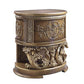 ACME Constantine Nightstand, Brown & Gold Finish FredCo