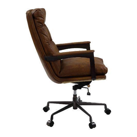 ACME Crursa Office Chair, Sahara Leather FredCo