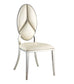 ACME Cyrene Side Chair Set 2, Beige FredCo