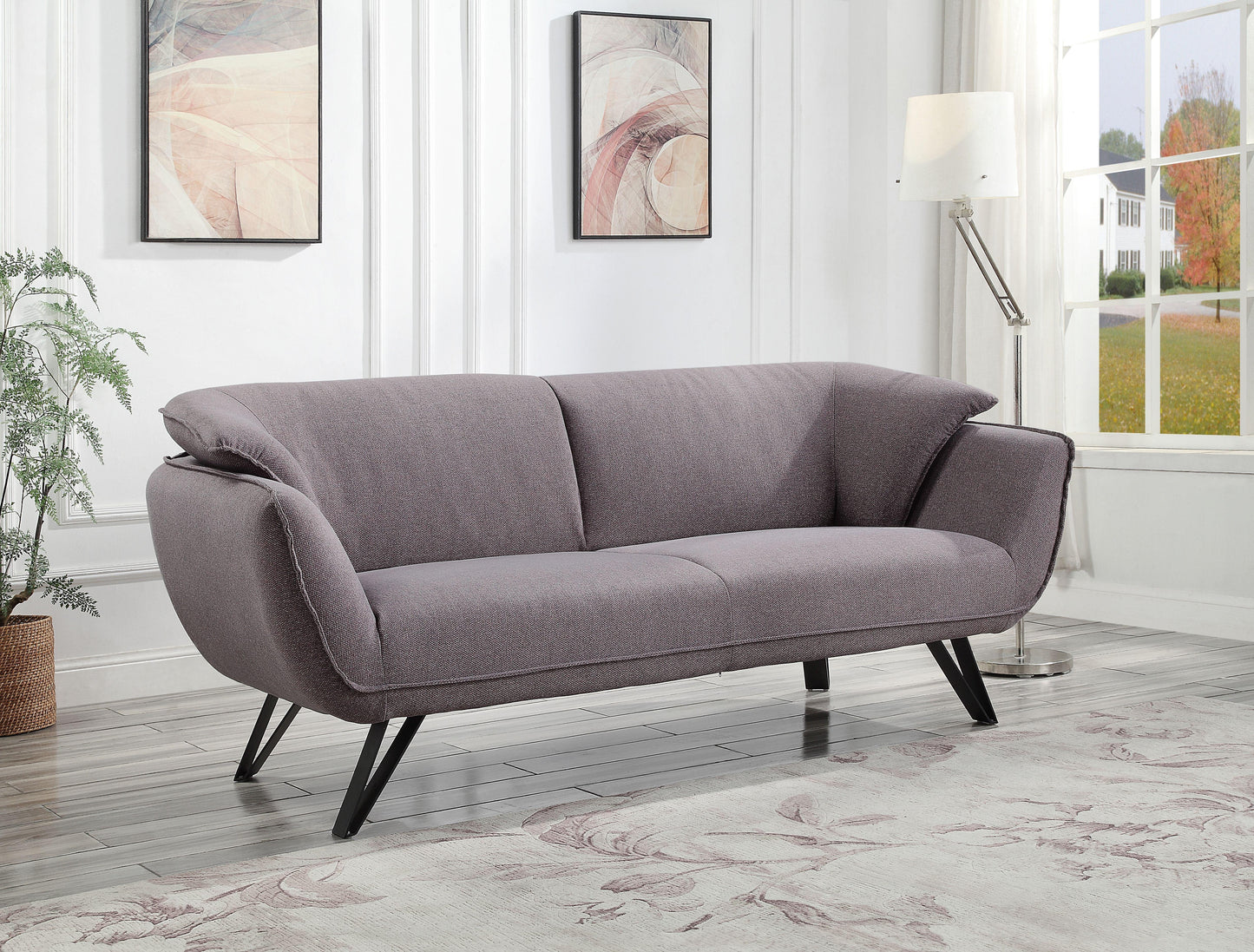 ACME Dalya Sofa, Gray Linen FredCo