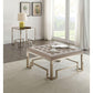 ACME Damien Cocktail Ottoman, Fabric & Champagne FredCo