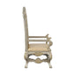 ACME Danae Arm Chair (Set-2), PU, Champagne & Gold Finish FredCo