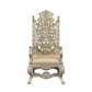 ACME Danae Arm Chair (Set-2), PU, Champagne & Gold Finish FredCo