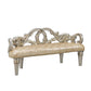 ACME Danae Bench, Champagne & Gold Finish FredCo
