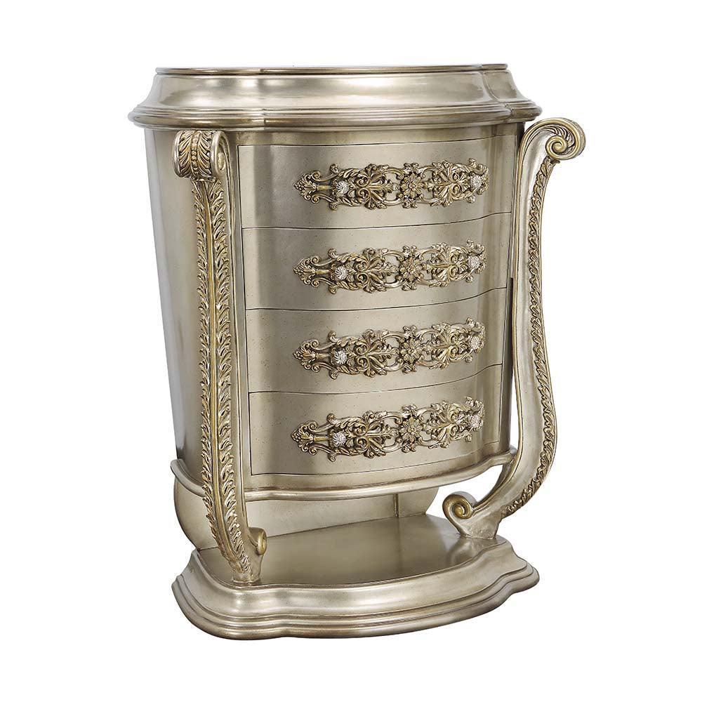 ACME Danae Chest, Champagne & Gold Finish FredCo