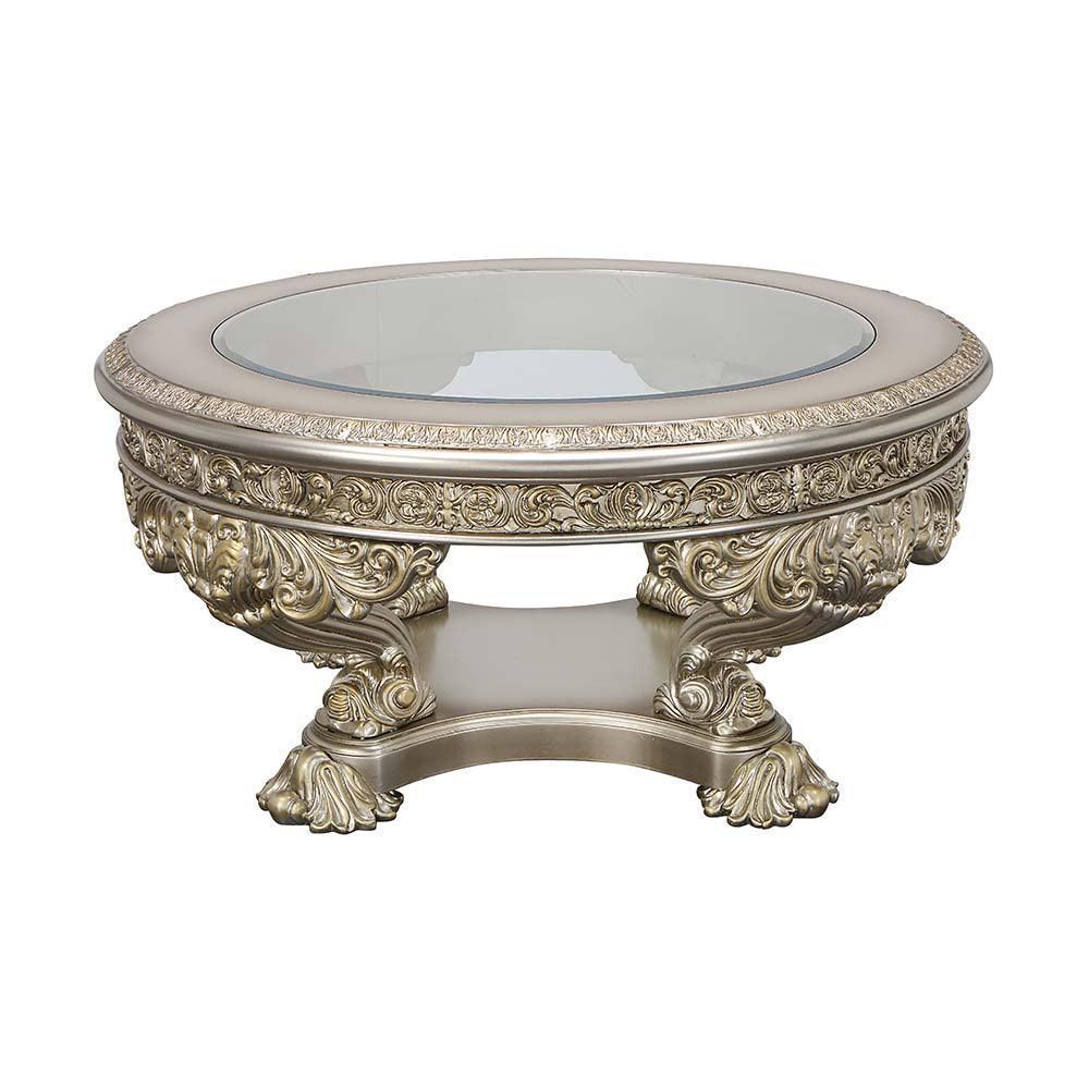 ACME Danae Coffee Table, Champagne & Gold Finish FredCo