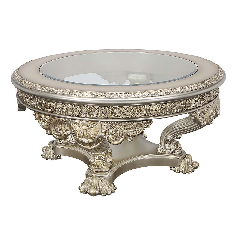ACME Danae Coffee Table, Champagne & Gold Finish FredCo