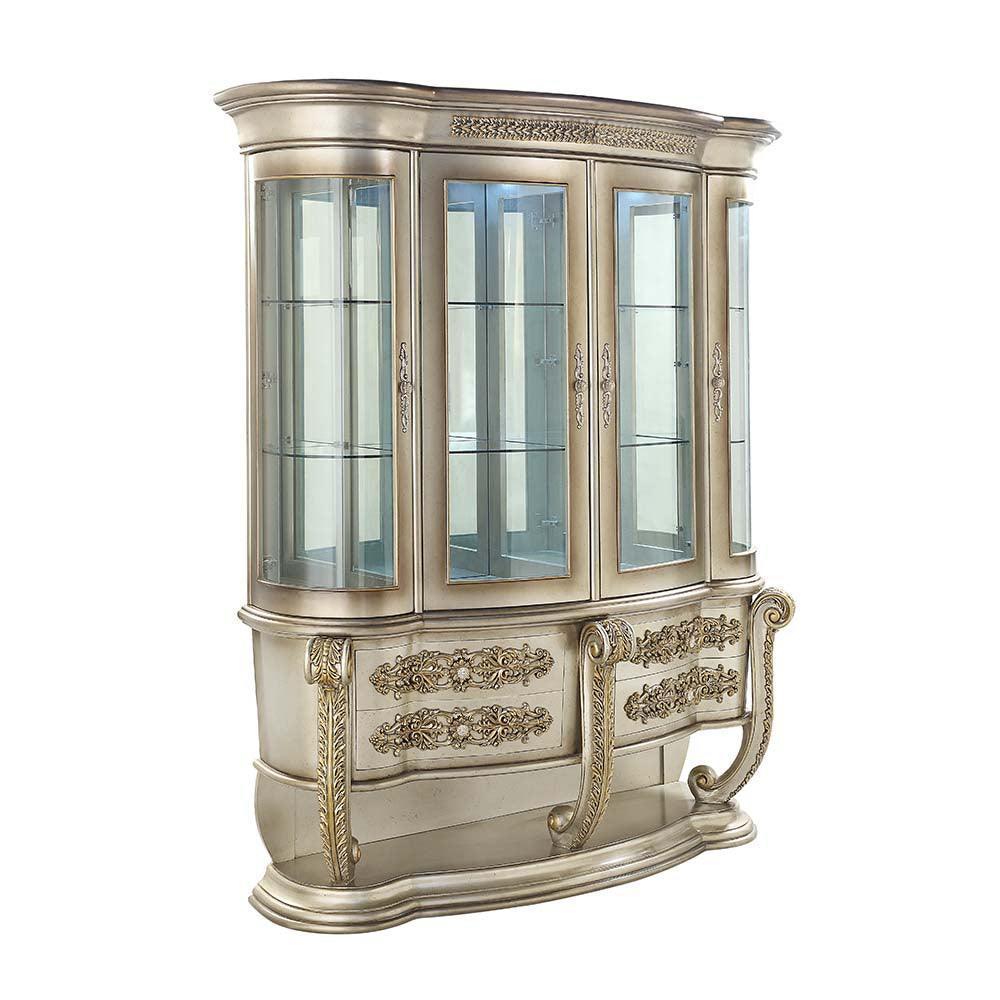 ACME Danae Curio , Champagne & Gold Finish FredCo