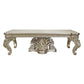 ACME Danae Dining Table , Champagne & Gold Finish FredCo