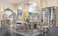 ACME Danae Dining Table , Champagne & Gold Finish FredCo