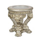ACME Danae End Table, Champagne & Gold Finish FredCo