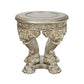 ACME Danae End Table, Champagne & Gold Finish FredCo