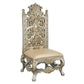 ACME Danae Side Chair (Set-2), PU, Champagne & Gold Finish FredCo