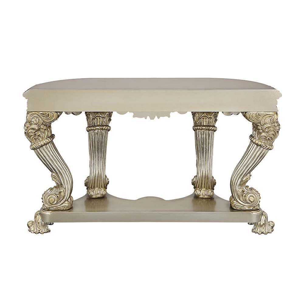 ACME Danae Sofa Table, Champagne & Gold Finish FredCo