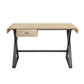ACME Danton Desk, Gold Aluminum FredCo