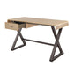 ACME Danton Desk, Gold Aluminum FredCo