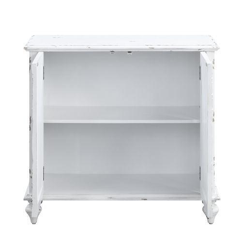 ACME Daray Console Table, Antique White Finish FredCo
