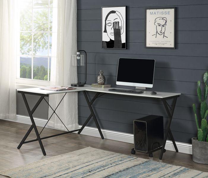 ACME Demas Computer Desk, Black Finish FredCo