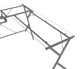 ACME Demas Computer Desk, Clear Glass & Silver Finish FredCo