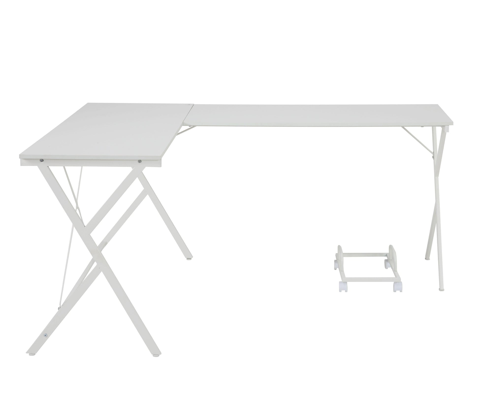 ACME Demas Computer Desk, White Finish FredCo