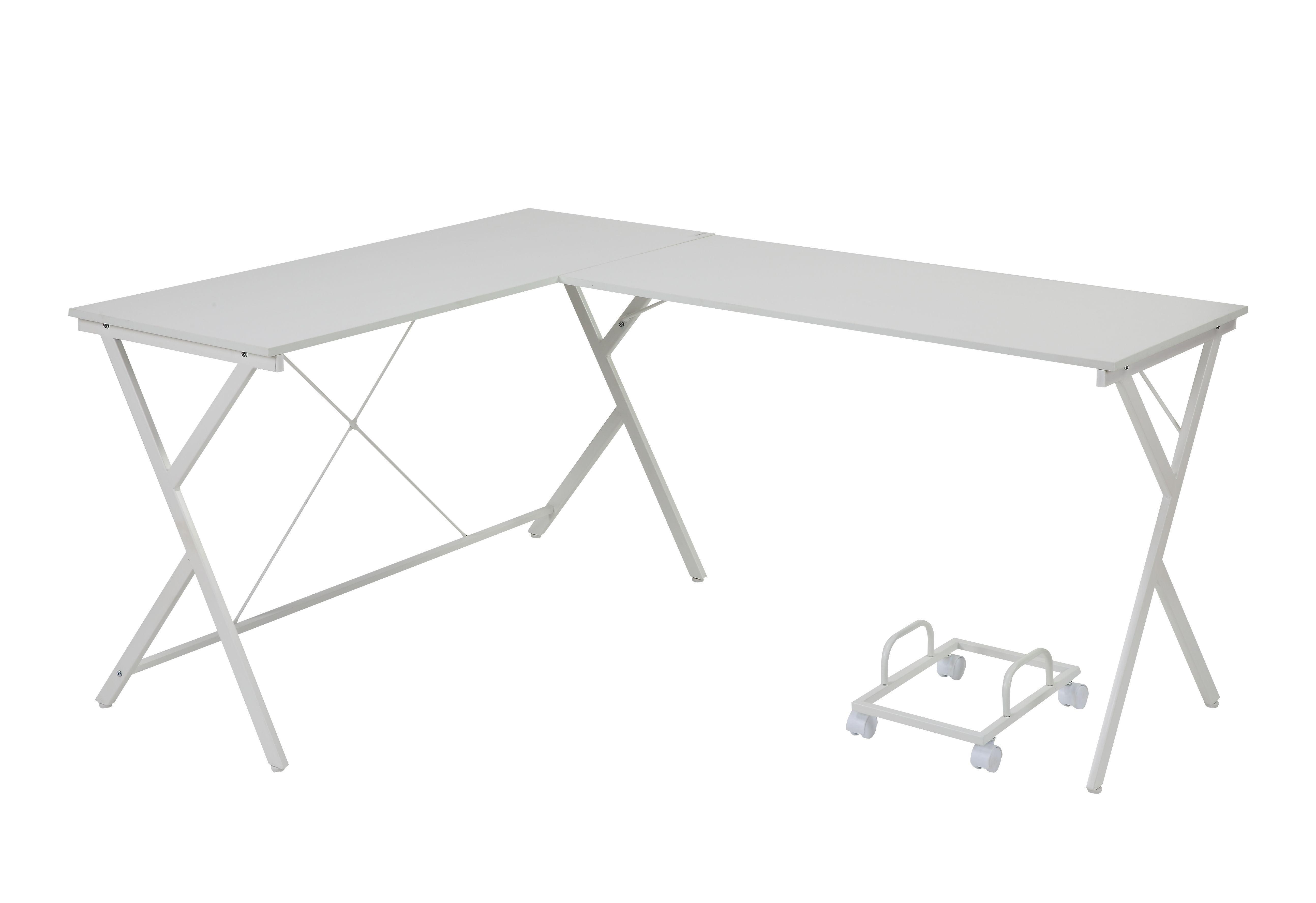 ACME Demas Computer Desk, White Finish