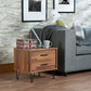 ACME Deoss Accent Table, Walnut FredCo