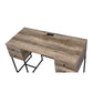 ACME Desirre Desk, Rustic Oak & Black FredCo