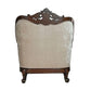 ACME Devayne Chair w/2 Pillows, Fabric & Dark Walnut FredCo