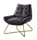 ACME Dhalsim Accent Chair, Antique Ebony Top Grain Leather FredCo