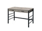 ACME Disho Built-in USB Port Writing Desk, Light Weathered Oak & Black Finish FredCo
