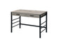 ACME Disho Built-in USB Port Writing Desk, Light Weathered Oak & Black Finish FredCo